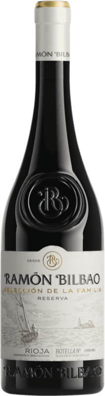 25,95 € Spedizione Gratuita | Vino Rosso Ramón Bilbao Selezione della Famiglia D.O.Ca. Rioja La Rioja Spagna Tempranillo Bottiglia 75 cl