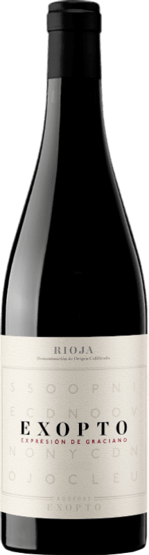 29,95 € Бесплатная доставка | Красное вино Exopto Expresión D.O.Ca. Rioja Ла-Риоха Испания Tempranillo, Graciano бутылка 75 cl