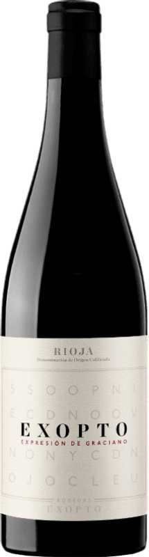 36,95 € Envío gratis | Vino tinto Exopto Expresión D.O.Ca. Rioja La Rioja España Tempranillo, Graciano Botella 75 cl
