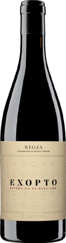 36,95 € Free Shipping | Red Wine Exopto Expresión D.O.Ca. Rioja The Rioja Spain Tempranillo, Graciano Bottle 75 cl