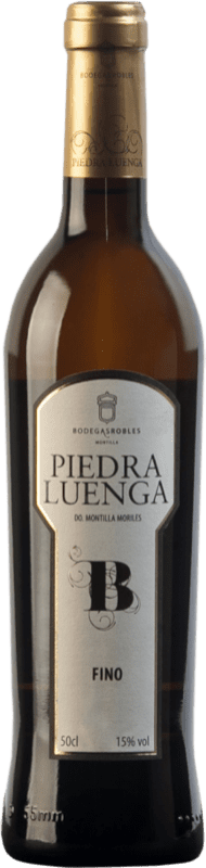 8,95 € Бесплатная доставка | Крепленое вино Robles Piedra Luenga Fino D.O. Montilla-Moriles Испания Pedro Ximénez Специальная бутылка 5 L