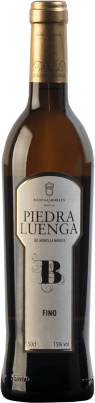 8,95 € Бесплатная доставка | Креплёное вино Robles Piedra Luenga Fino — Фино D.O. Montilla-Moriles Испания Pedro Ximénez Специальная бутылка 5 L