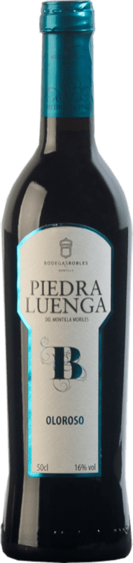 19,95 € Spedizione Gratuita | Vino Liquoroso Robles Piedra Luenga Oloroso D.O. Montilla-Moriles Andalusia Spagna Pedro Ximénez Bottiglia Speciale 5 L