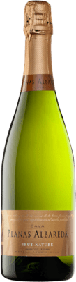 12,95 € Free Shipping | White Sparkling Wine Planas Albareda Brut Nature D.O. Cava Spain Macabeo, Xarel·lo, Parellada 75 cl