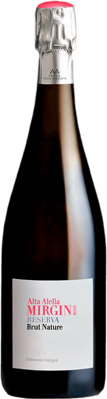 17,95 € Kostenloser Versand | Rosé Sekt Alta Alella Mirgin Rosé Reserve — Gereift D.O. Cava Spanien Mataró Flasche 75 cl
