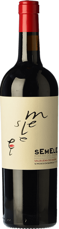 7,95 € Kostenloser Versand | Rotwein Montebaco Semele D.O. Ribera del Duero Spanien Tempranillo, Merlot Spezielle Flasche 5 L