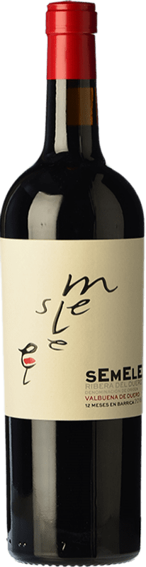 7,95 € Envío gratis | Vino tinto Montebaco Semele D.O. Ribera del Duero España Tempranillo, Merlot Botella Especial 5 L