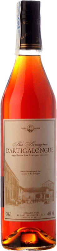 72,95 € Envio grátis | Armagnac Dartigalongue França 75 cl