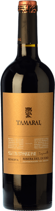 56,95 € Бесплатная доставка | Красное вино Tamaral Резерва D.O. Ribera del Duero Испания Tempranillo — Темпранильо Бутылка Магнум 1,5 L