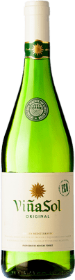 8,95 € Envio grátis | Vinho branco Torres Viña Sol Catalunha Espanha Parellada Garrafa 75 cl