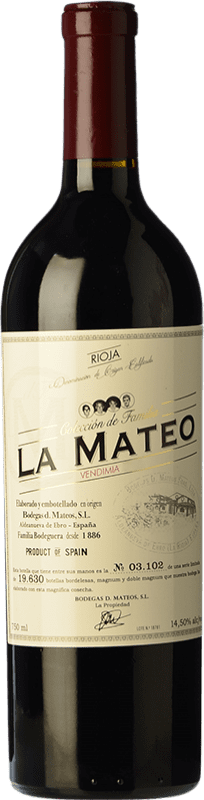 45,95 € 送料無料 | 赤ワイン D. Mateos D.O.Ca. Rioja ラ・リオハ スペイン Tempranillo, Grenache, Graciano マグナムボトル 1,5 L