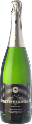 13,95 € 送料無料 | 白スパークリングワイン Ca N'Estella Rabetllat i Vidal Brut D.O. Cava スペイン Macabeo, Xarel·lo マグナムボトル 1,5 L