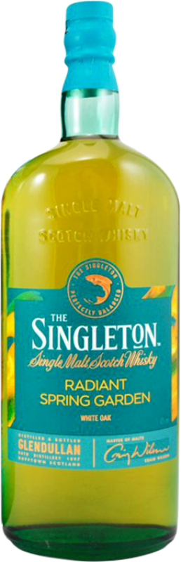 78,95 € Free Shipping | Whisky Single Malt Glendullan The Singleton Radiant Spring Garden United Kingdom Bottle 1 L