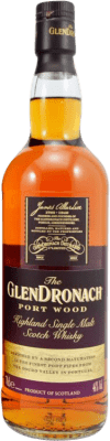 66,95 € Envio grátis | Whisky Single Malt Glendronach Port Cask Finish — Afinado em Barrica Reino Unido 70 cl