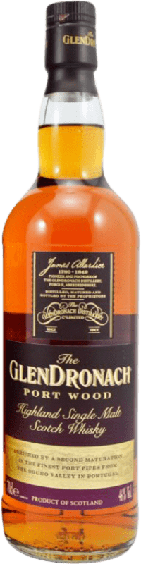 66,95 € 送料無料 | シングルモルトウイスキー Glendronach Port Cask Finish — カスクフィニッシュ イギリス 70 cl