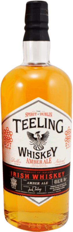59,95 € Envio grátis | Whisky Blended Teeling Amber Ale Cask Finish Afinado em Barrica Reino Unido Garrafa 70 cl