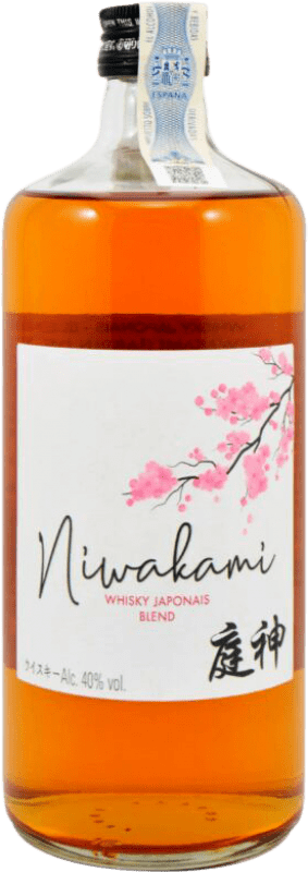 31,95 € Envio grátis | Whisky Blended San Foods Niwakami Japão 70 cl