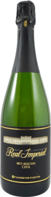 11,95 € Envio grátis | Espumante branco Pri Hagafen. Real Imperial Selección Kosher Brut D.O. Cava Espanha Garrafa 75 cl