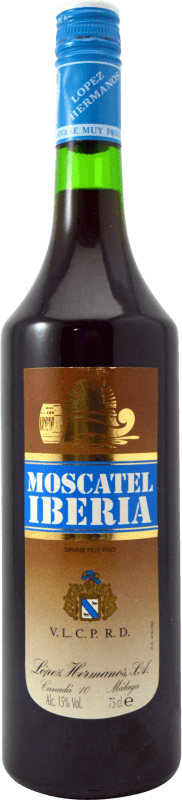 28,95 € Kostenloser Versand | Rotwein López Hermanos Iberia 1990's Sammlerexemplar D.O. Sierras de Málaga Spanien Muskateller Flasche 75 cl