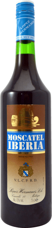 28,95 € Spedizione Gratuita | Vino rosso López Hermanos Iberia 1990's Esemplare da Collezione D.O. Sierras de Málaga Spagna Moscato Giallo Bottiglia 75 cl