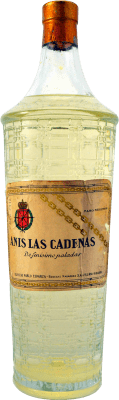 57,95 € Spedizione Gratuita | Anice Hijos de Pablo Esparza Las Cadenas 1970's Esemplare da Collezione Spagna Bottiglia 1 L