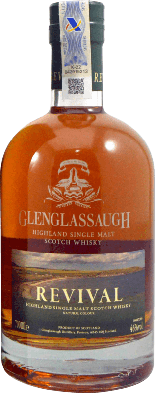 57,95 € Envoi gratuit | Single Malt Whisky Glenglassaugh Revival Natural Colour Royaume-Uni Bouteille 70 cl