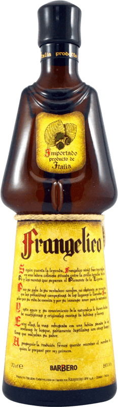 28,95 € Envío gratis | Licores Frangelico 1990's Ejemplar Coleccionista Italia Botella 70 cl