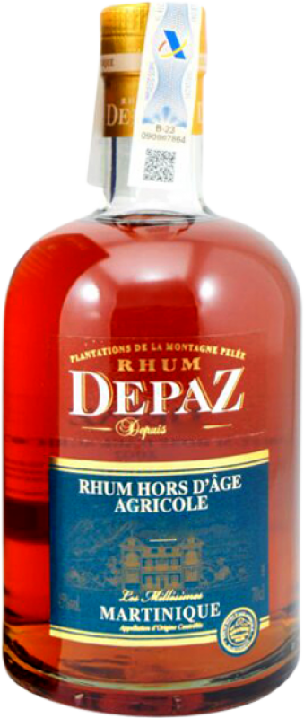 93,95 € Free Shipping | Rum Depaz Vintage Martinique Bottle 70 cl