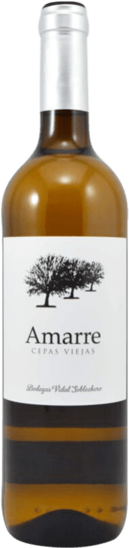 15,95 € Envío gratis | Vino blanco Vidal Soblechero Amarre Cepas Viejas D.O. Rueda Castilla y León España Verdejo Botella 75 cl