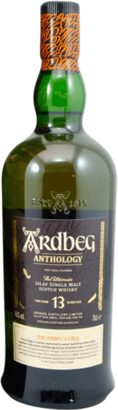 212,95 € 免费送货 | 威士忌单一麦芽威士忌 Ardbeg Anthology The Harpy's Tale 英国 13 岁 瓶子 70 cl