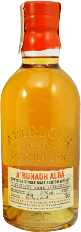 116,95 € Envio grátis | Whisky Single Malt Aberlour A'Bunadh Alba Batch 008 Reino Unido Garrafa 70 cl