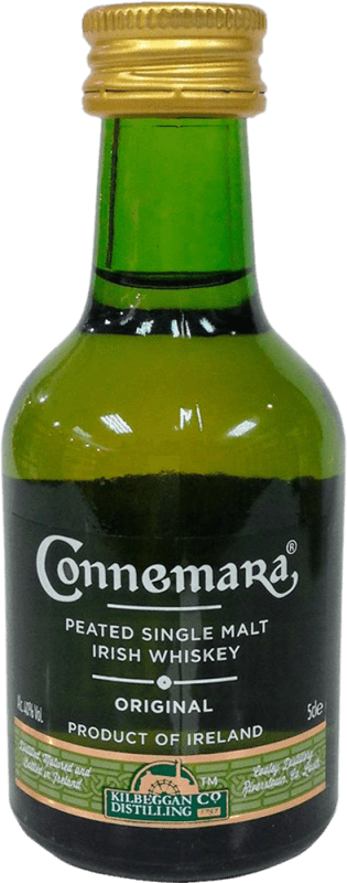 3,95 € Envoi gratuit | Whisky Single Malt Kilbeggan Connemara Irlande Mini-Bouteille 5 cl
