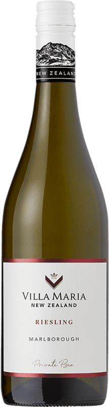 14,95 € Spedizione Gratuita | Vino bianco Villa Maria Private Bin I.G. Marlborough Marlborough Nuova Zelanda Riesling Bottiglia 75 cl