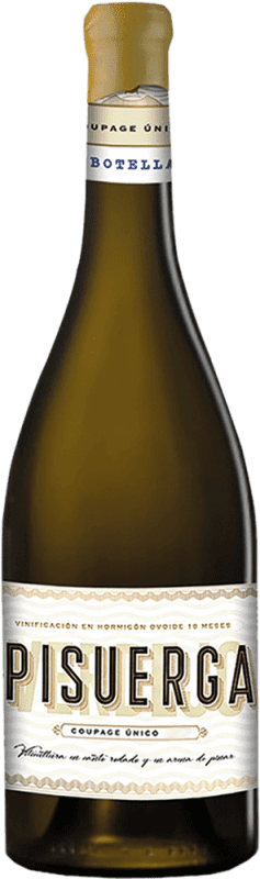 36,95 € Envio grátis | Vinho branco Cuatro Rayas Pisuerga Castela e Leão Espanha Verdejo Garrafa 75 cl