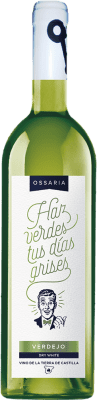 3,95 € Spedizione Gratuita | Vino Bianco Ossaria I.G.P. Vino de la Tierra de Castilla Spagna Verdejo 75 cl
