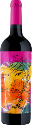 17,95 € Envio grátis | Vinho tinto 6 Placeres Juana la Loca Edición Mujer Crianza D.O. Jumilla Espanha Cabernet Sauvignon, Monastrell Garrafa 75 cl