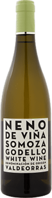 44,95 € Envío gratis | Vino Blanco Viña Somoza Neno D.O. Valdeorras España Godello Botella Magnum 1,5 L