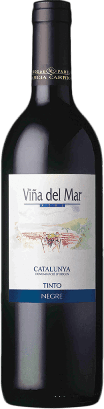 5,95 € Envío gratis | Vino Tinto Viña del Mar D.O. Catalunya Cataluña España Botella 75 cl