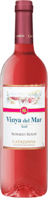 2,95 € Kostenloser Versand | Rosé-Wein Viña del Mar Rosado D.O. Catalunya Katalonien Spanien Flasche 75 cl