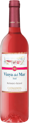 5,95 € 送料無料 | ロゼワイン Viña del Mar D.O. Catalunya カタロニア スペイン 75 cl