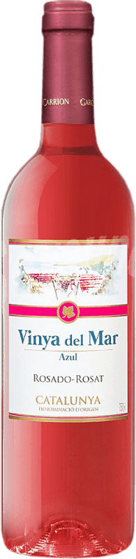 2,95 € Free Shipping | Rosé wine Viña del Mar Rosado D.O. Catalunya Catalonia Spain Bottle 75 cl