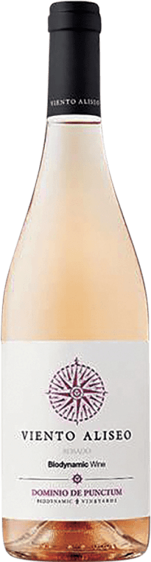 9,95 € Free Shipping | Rosé wine Punctum Viento Aliseo Rosado D.O. La Mancha Spain Bobal Bottle 75 cl