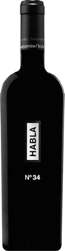 32,95 € Spedizione Gratuita | Vino Rosso Habla Nº 34 I.G.P. Vino de la Tierra de Extremadura Estremadura Spagna Tempranillo Bottiglia 75 cl