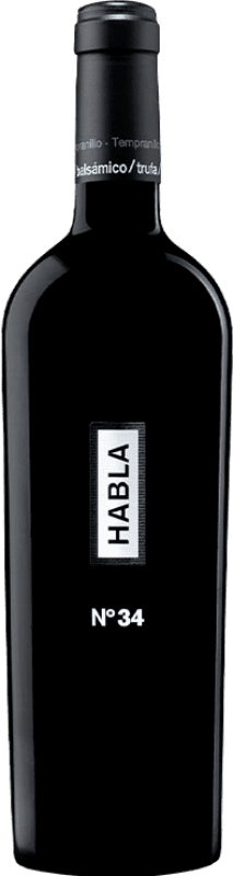 32,95 € Envio grátis | Vinho Tinto Habla Nº 34 I.G.P. Vino de la Tierra de Extremadura Extremadura Espanha Tempranillo 75 cl