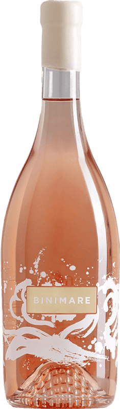 59,95 € Free Shipping | Rosé wine Biniagual Binimare Rosado D.O. Binissalem Spain Syrah, Mantonegro Bottle 75 cl