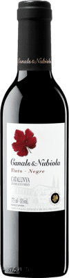 99,95 € Envío gratis | Caja de 24 unidades Vino tinto Canals & Nubiola Tinto D.O. Catalunya Cataluña España Tempranillo, Garnacha Tintorera Media Botella 37 cl