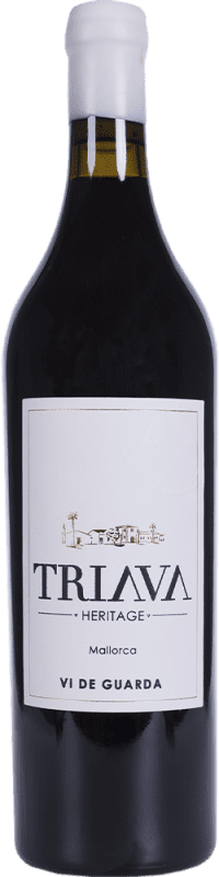 59,95 € Бесплатная доставка | Красное вино Ava Vi Triava Heritage Tinto I.G.P. Vi de la Terra de Mallorca Майорка Испания Merlot, Cabernet Sauvignon бутылка 75 cl