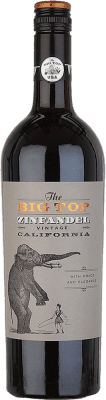 17,95 € Бесплатная доставка | Красное вино Big Top Tinto I.G. California Калифорния Соединенные Штаты Zinfandel бутылка 75 cl