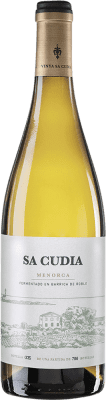 34,95 € Spedizione Gratuita | Vino bianco Vitivinícola del Mediterráneo Sa Cudia Blanco Fermentado en Barrica I.G.P. Vi de la Terra de Illa de Menorca Spagna Malvasía Bottiglia 75 cl