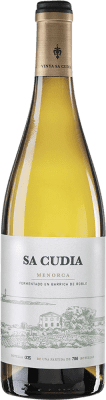 31,95 € Spedizione Gratuita | Vino Bianco Vitivinícola del Mediterráneo Sa Cudia Fermentato in Botte I.G.P. Vi de la Terra de Illa de Menorca Spagna Malvasia 75 cl